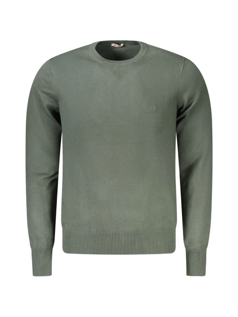 RIFLE crew-neck embroidered-logo sweater - Vert RIFLE crew-neck embroidered-logo sweater - Vert