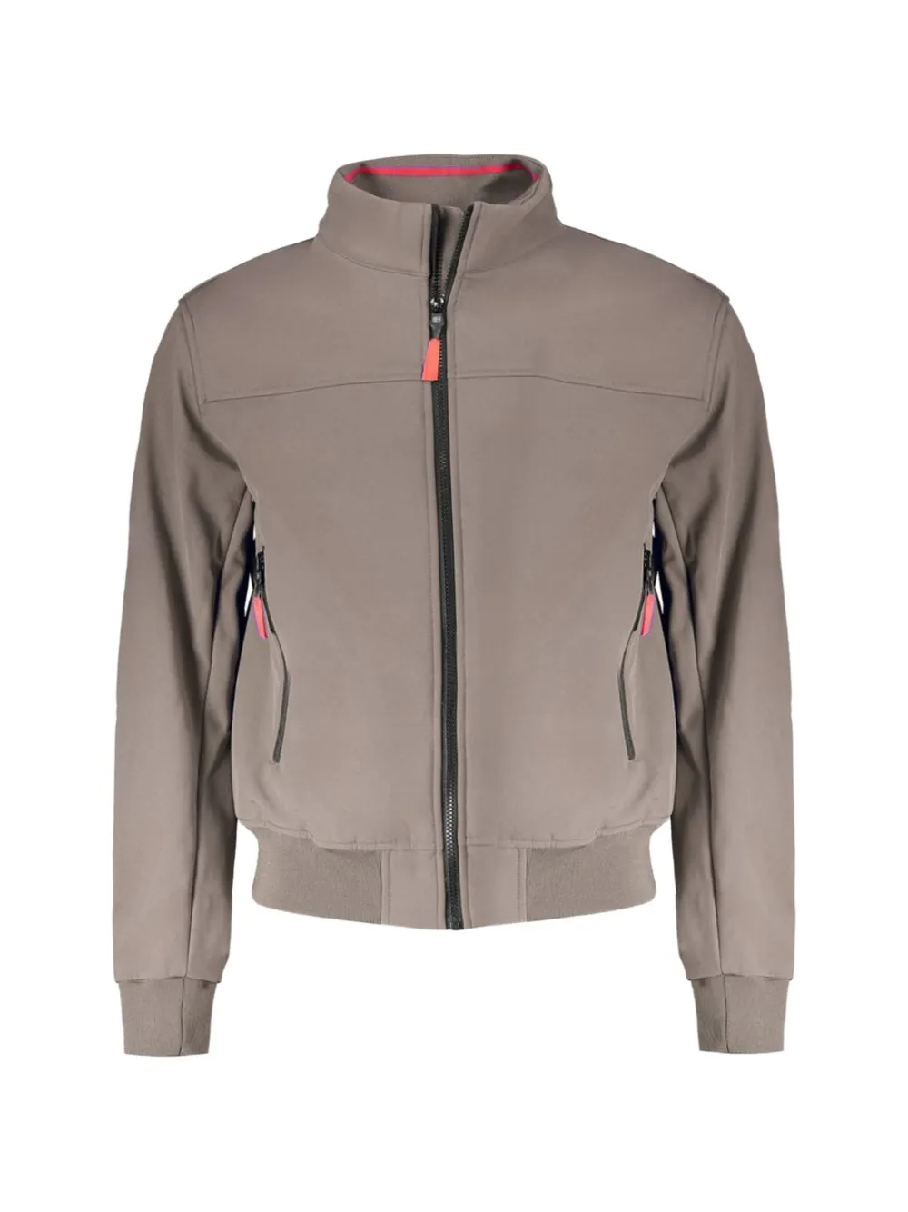 Norwegian Rain zip-up high-neck jacket - Marrone