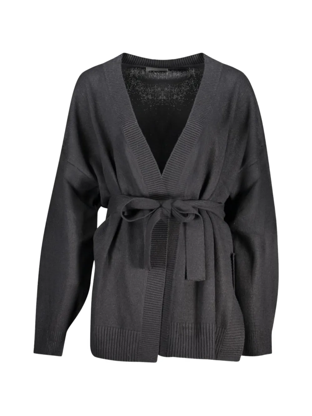 GUESS USA belted V-neck cardigan - Nero