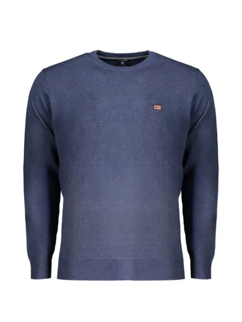 NORWAY 1963 logo-appliqué crew-neck sweater