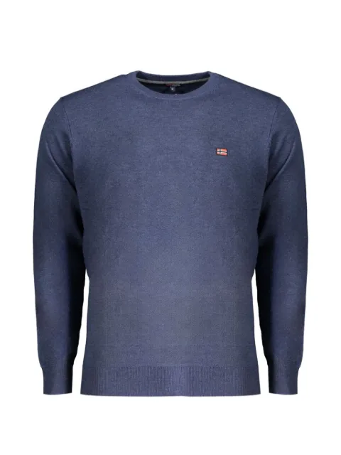 NORWAY 1963 logo-appliqué crew-neck sweater
