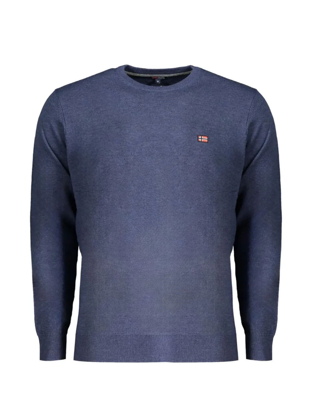 NORWAY 1963 logo-appliqué crew-neck sweater - Blu