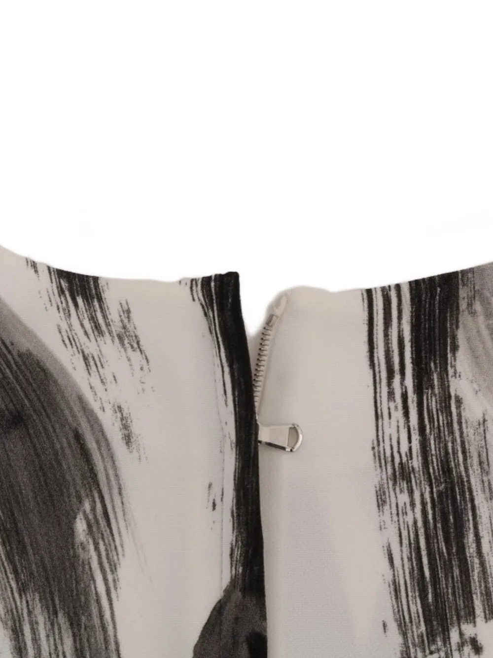 Dolce & Gabbana Blouse met abstracte penseelstreek-print Grijs