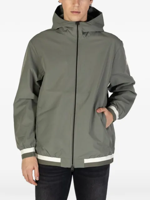 Replay hooded zip-up jacket