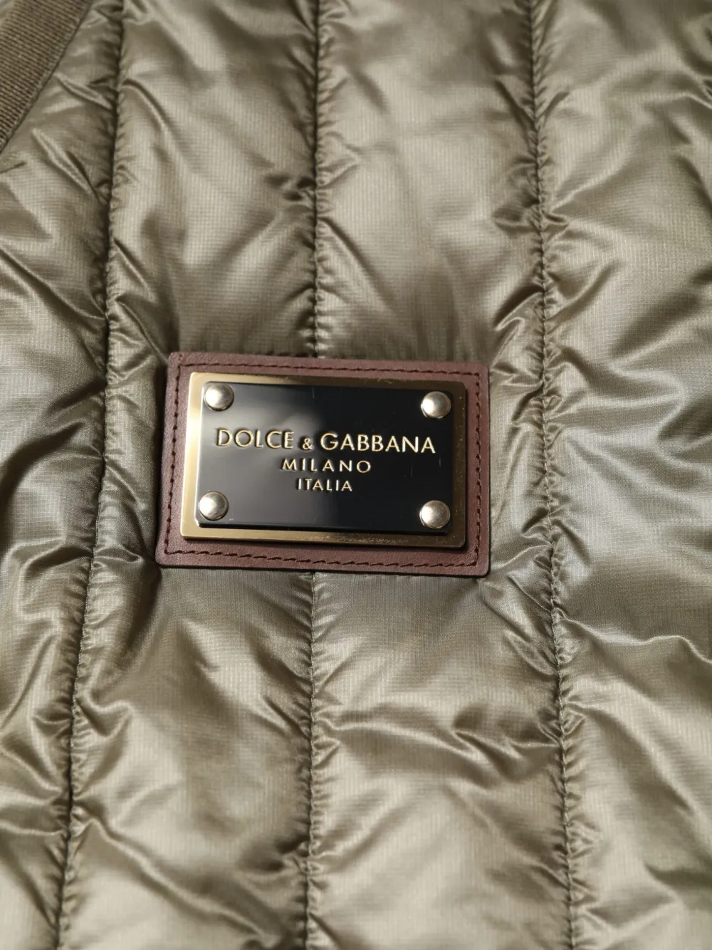 Dolce & Gabbana Bodywarmer met logoplakkaat Groen