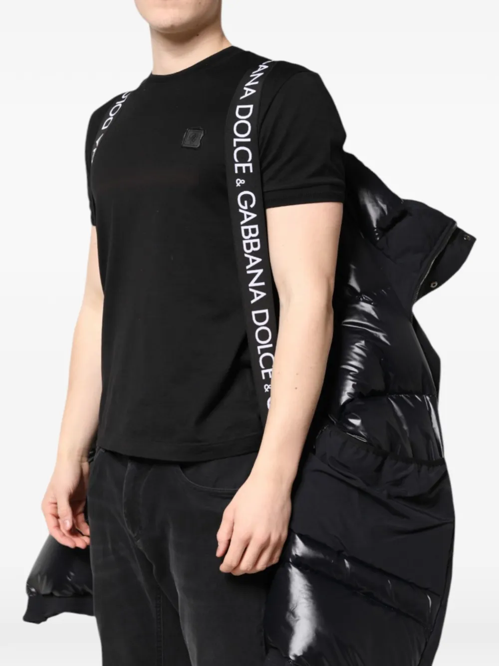 Dolce & Gabbana Jas met capuchon Zwart