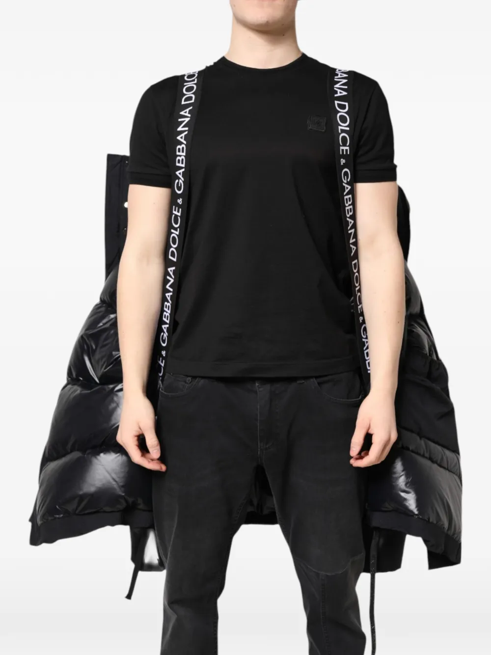 Dolce & Gabbana Jas met capuchon Zwart