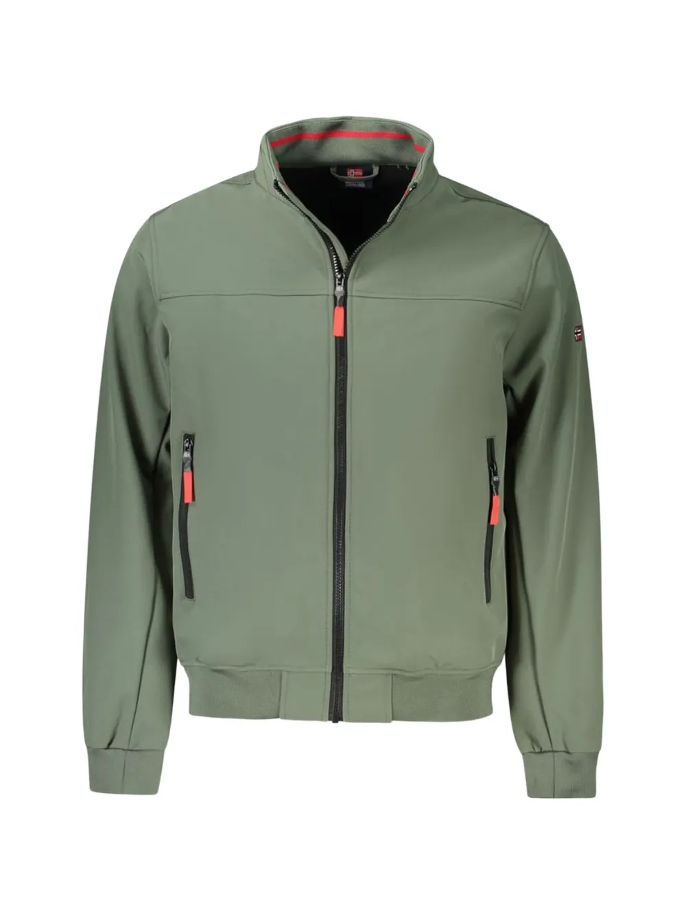 Norwegian Rain zip-up bomber jacket - Verde