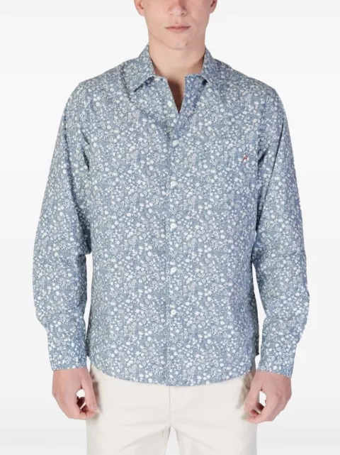 Replay floral-print shirt