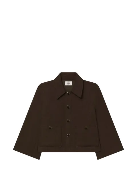 FRAME pointed-collar swing jacket