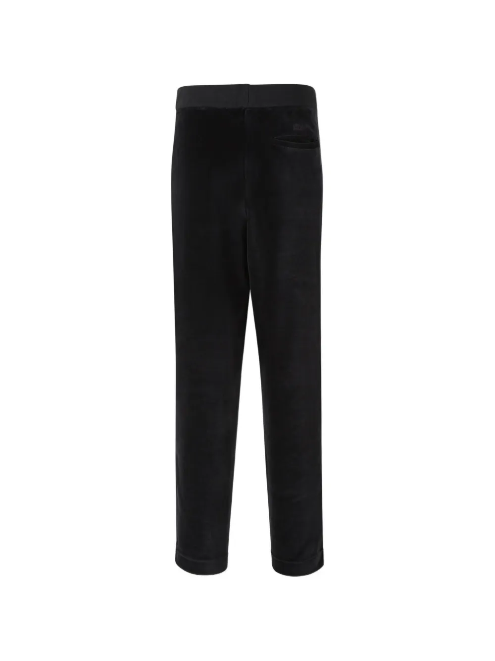 RHUDE Fluwelen broek met zijstreep Zwart