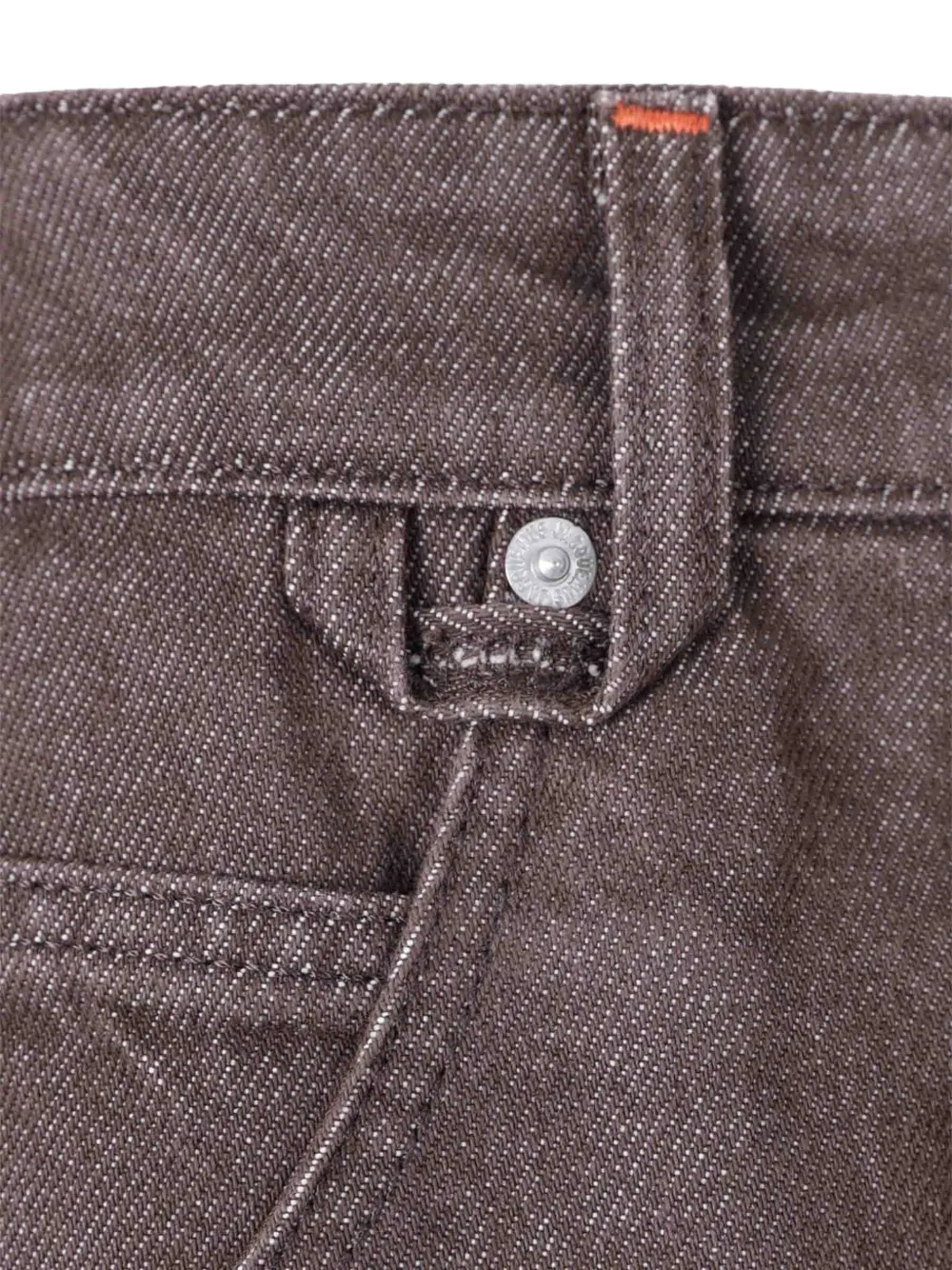 Jacquemus The de-Nîmes Tempo denim broek Bruin