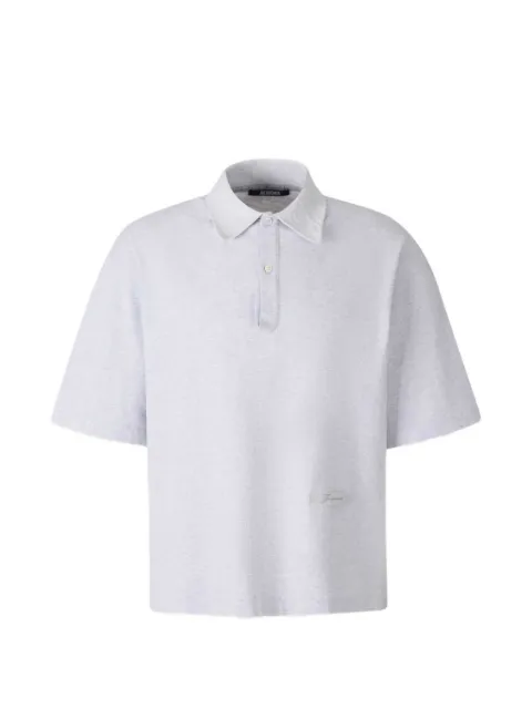 Jacquemus logo-patch polo shirt