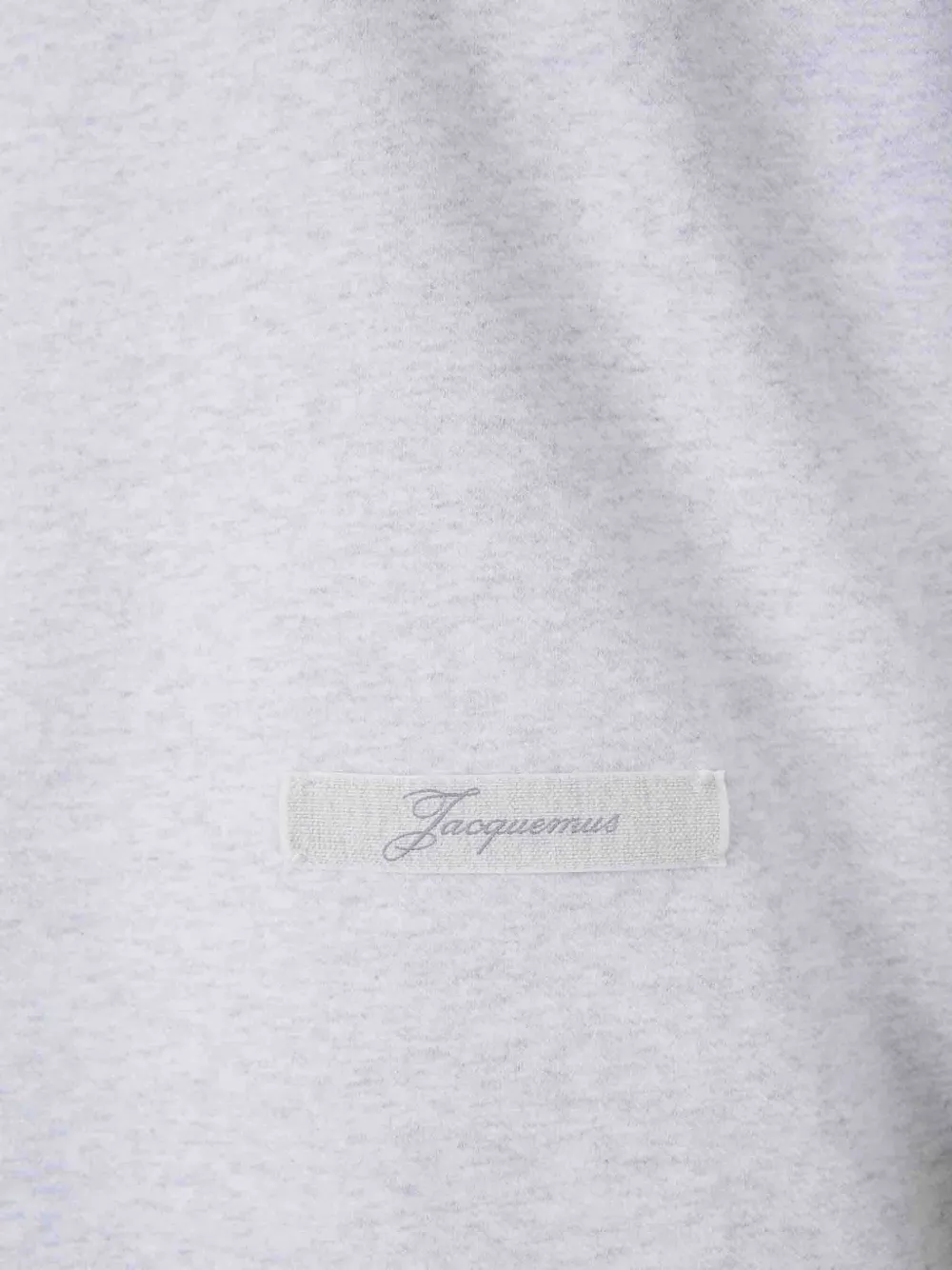 Jacquemus logo-patch polo shirt Grijs