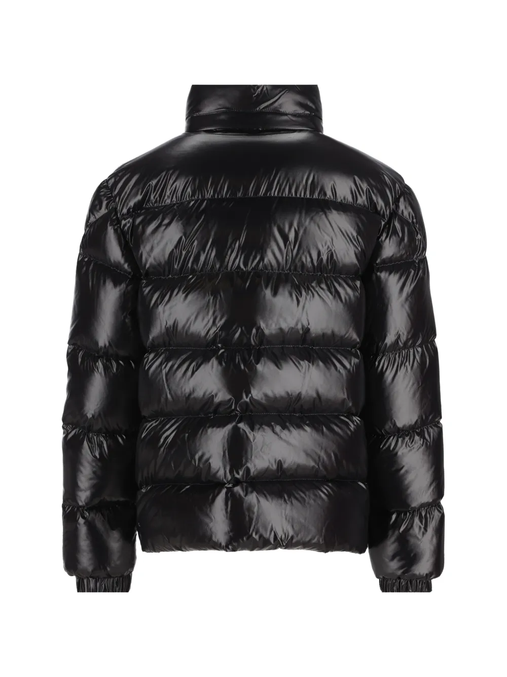 Moncler Enfant Donsjack met hoge hals Zwart