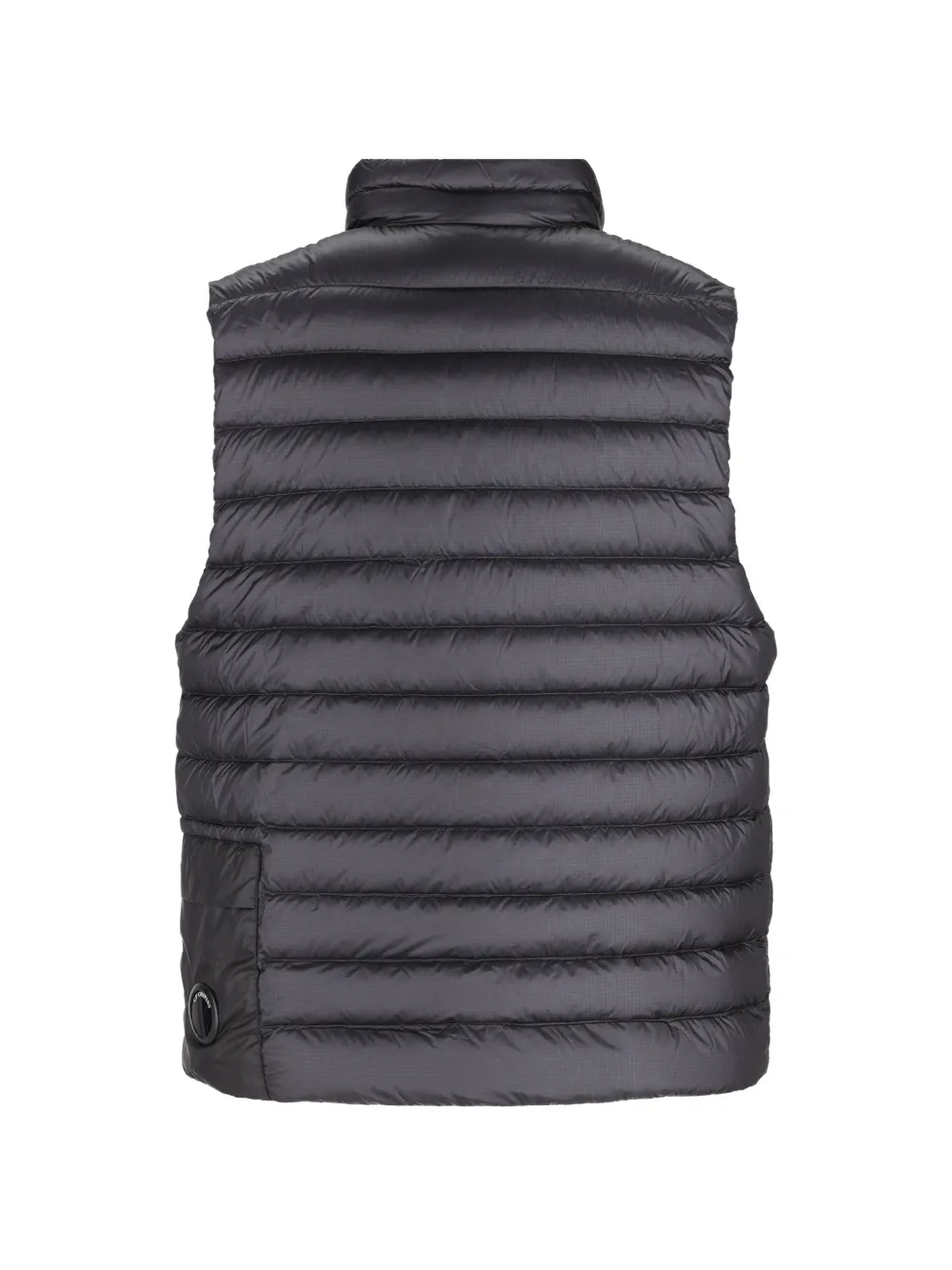 C.P. Company Gewatteerde bodywarmer met Lens-detail Grijs