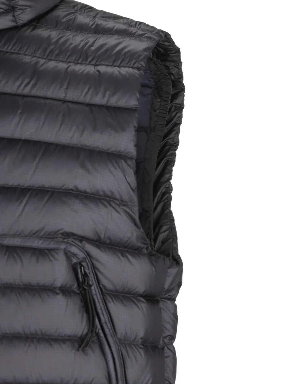 C.P. Company Gewatteerde bodywarmer met Lens-detail Grijs