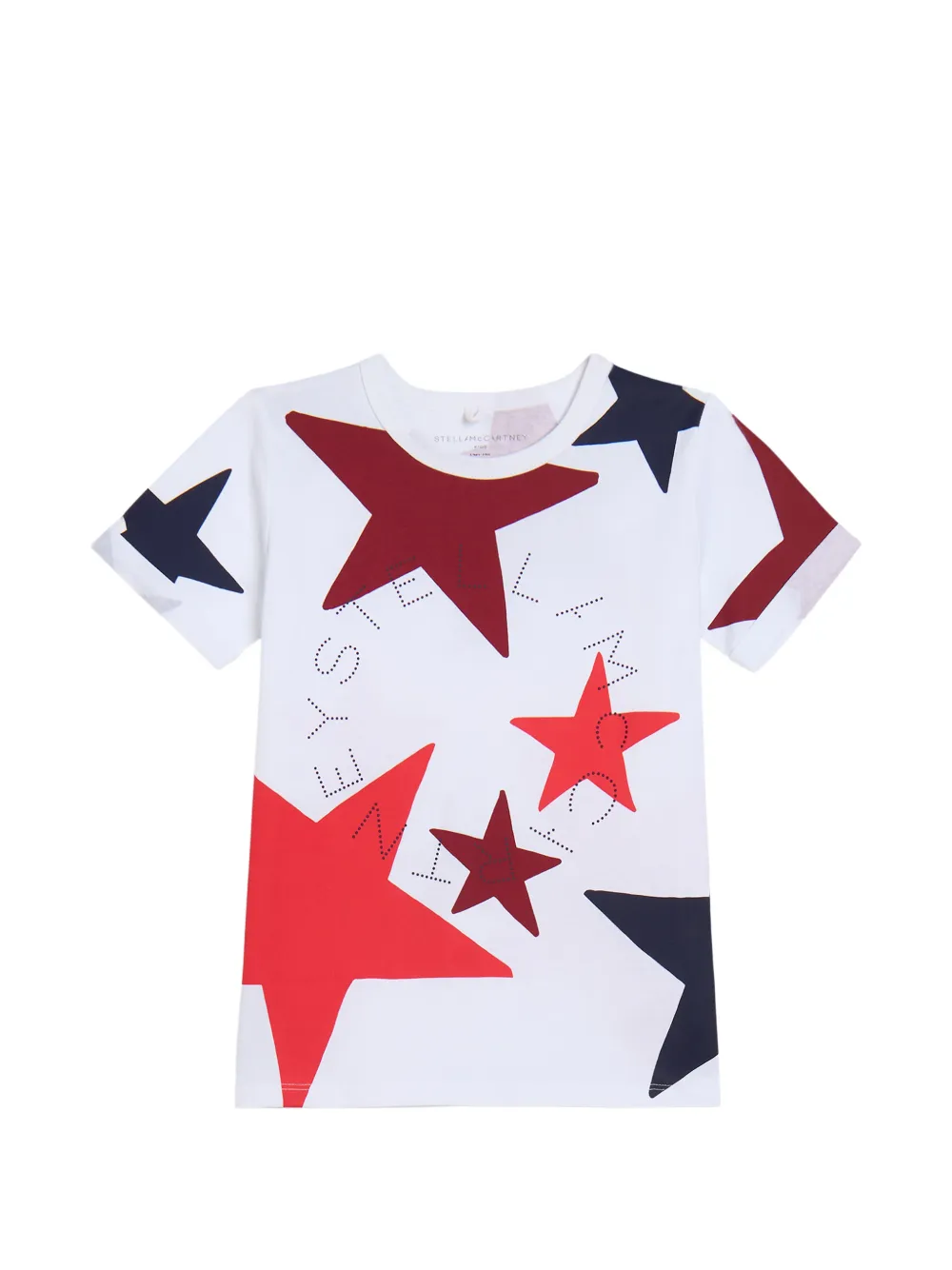 Stella McCartney Kids star-print T-shirt - Bianco