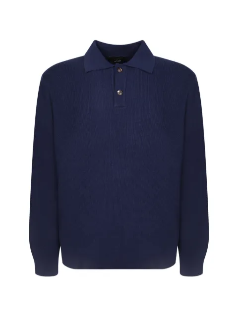 Dell'oglio ribbed-knit polo shirt
