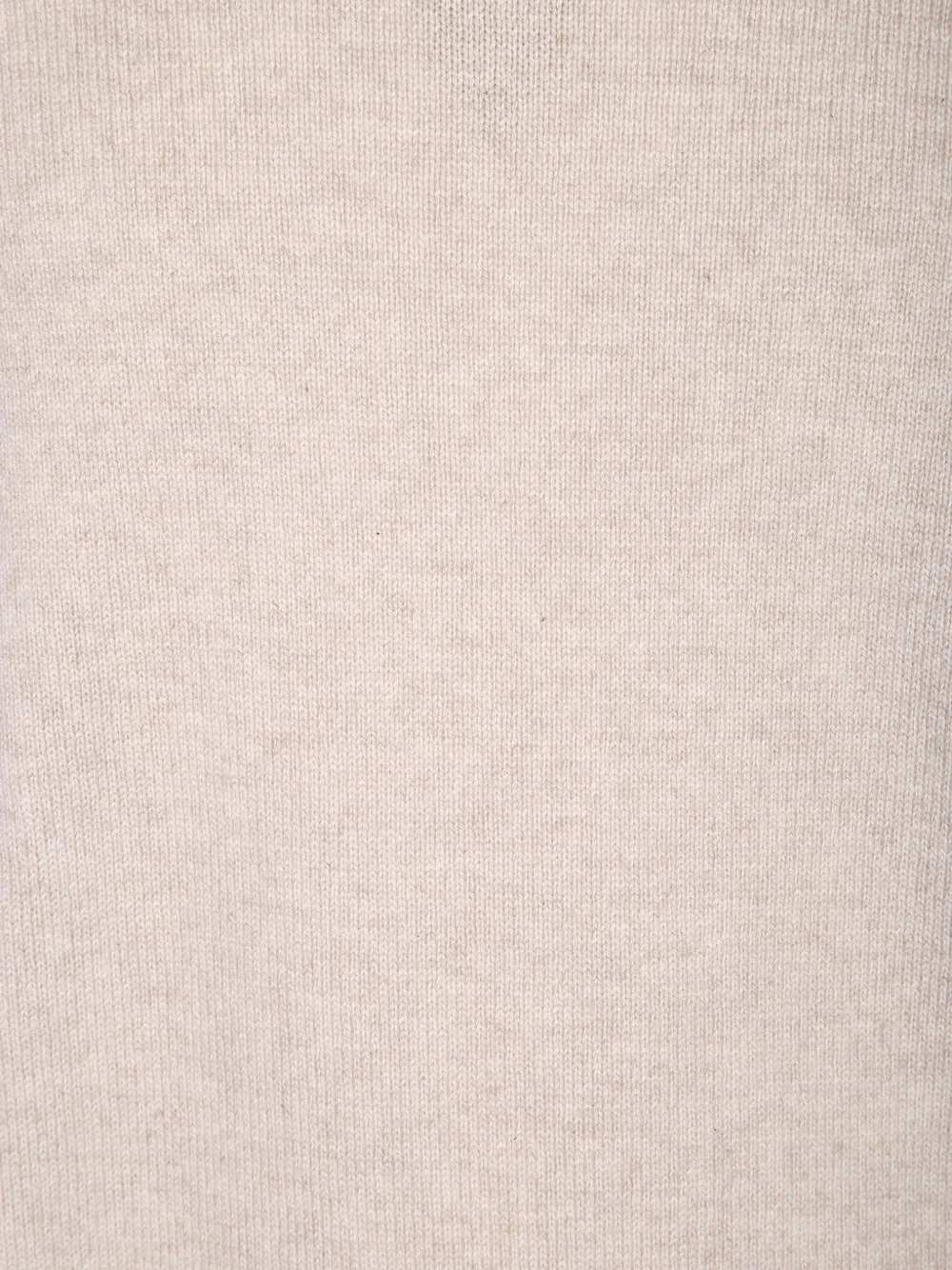 Dell'oglio Trui met ronde hals en geribbelde afwerking Beige