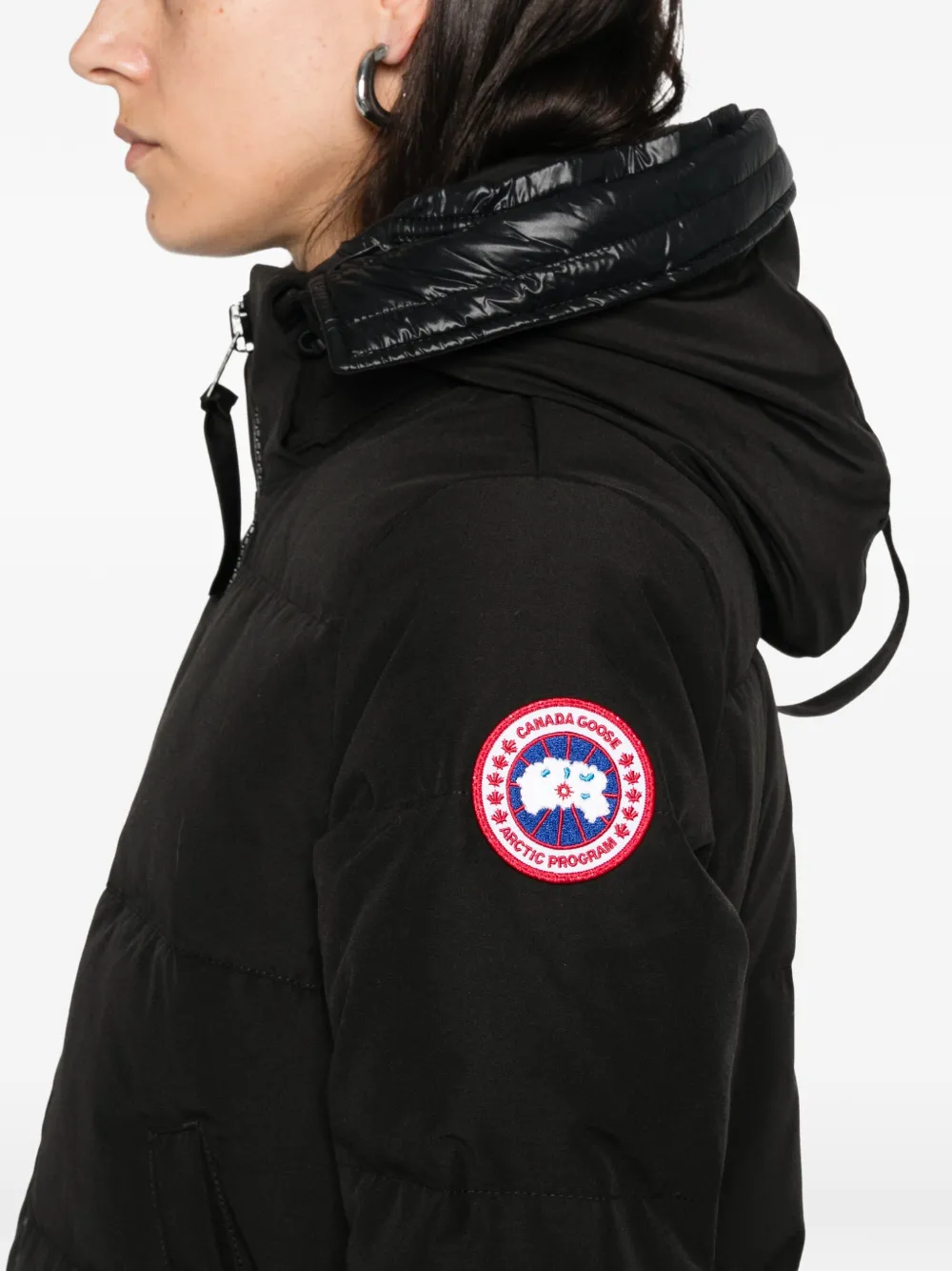 Canada Goose Mystique gewatteerde parka Zwart