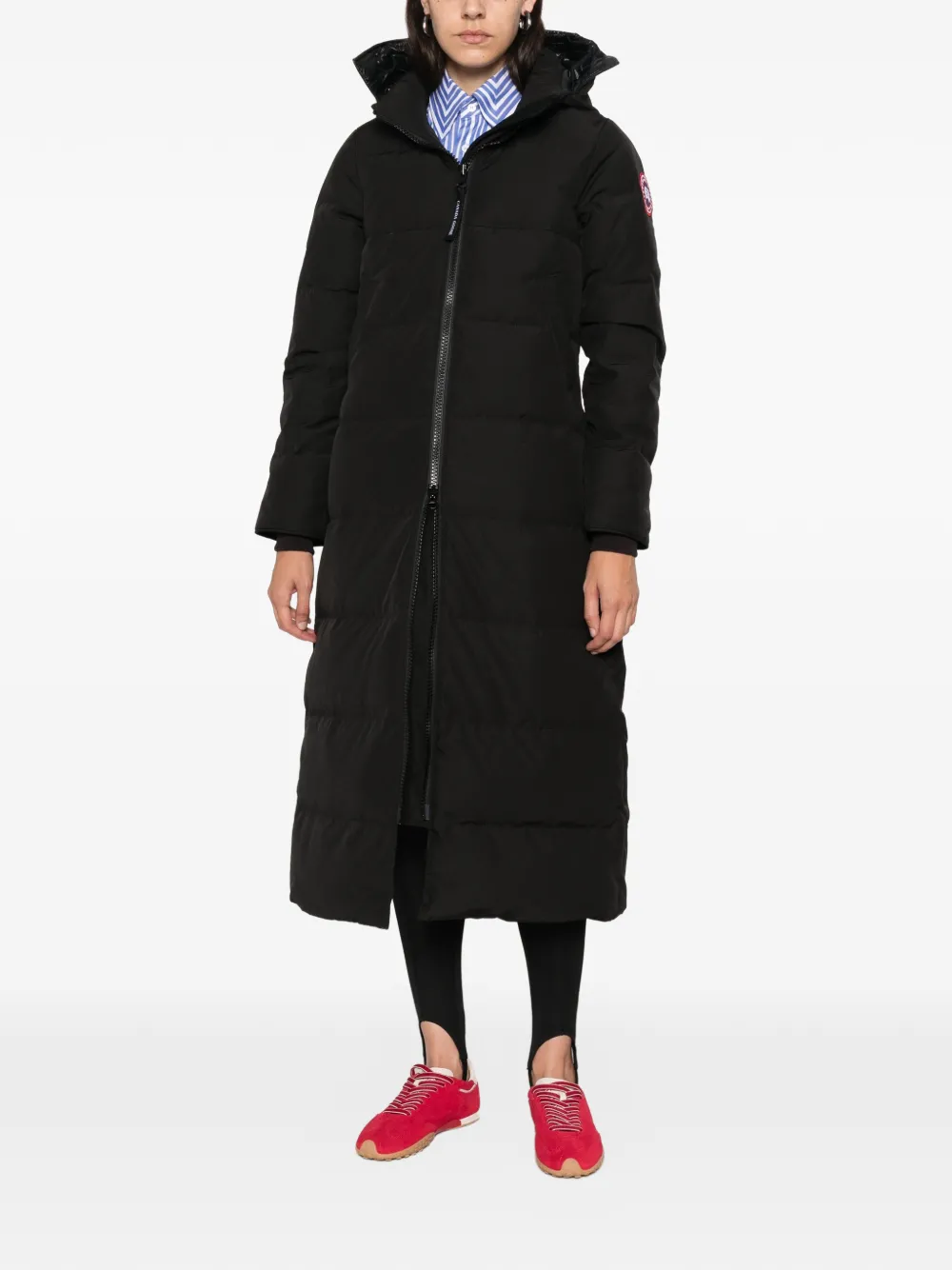 Canada Goose Mystique gewatteerde parka Zwart