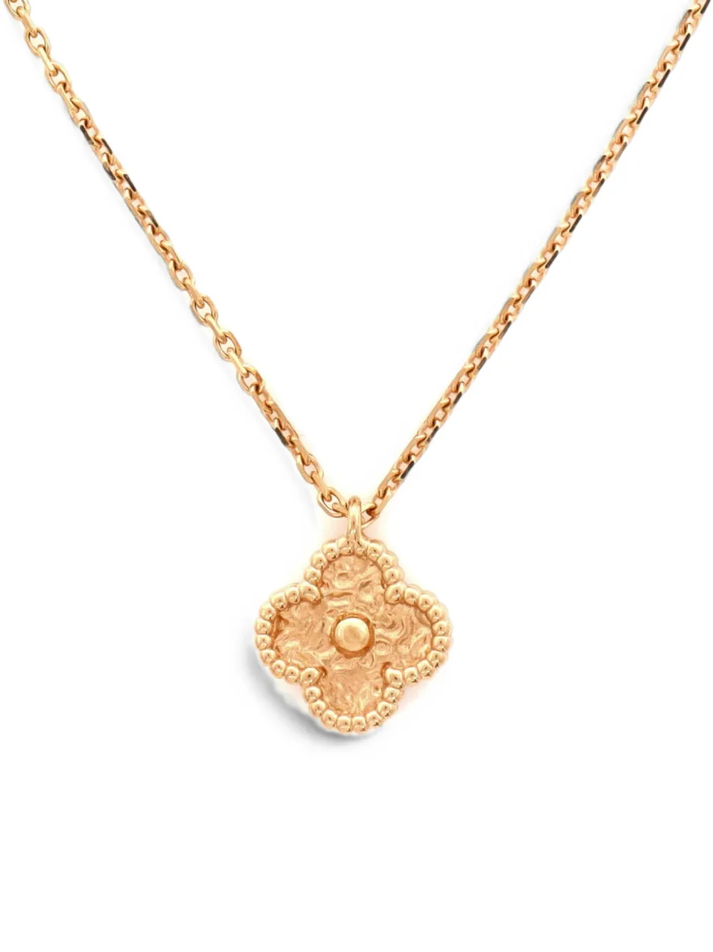 Van Cleef & Arpels Pre-Owned Sweet Alhambra Pendant 18K Rose Gold necklace - Rosa
