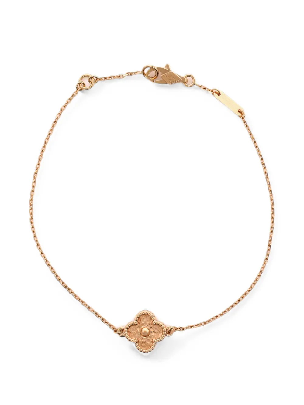 Van Cleef & Arpels Pre-Owned Sweet Alhambra 18K Rose Gold bracelet - Rosa