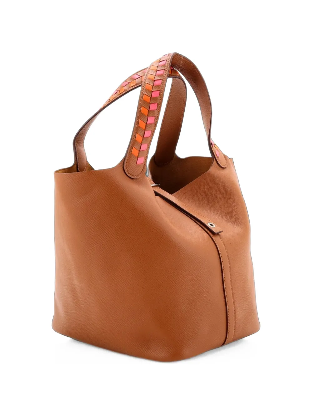 Hermès Pre-Owned Picotin Lock Bag Tressage Epsom MM tote bag - Marrone