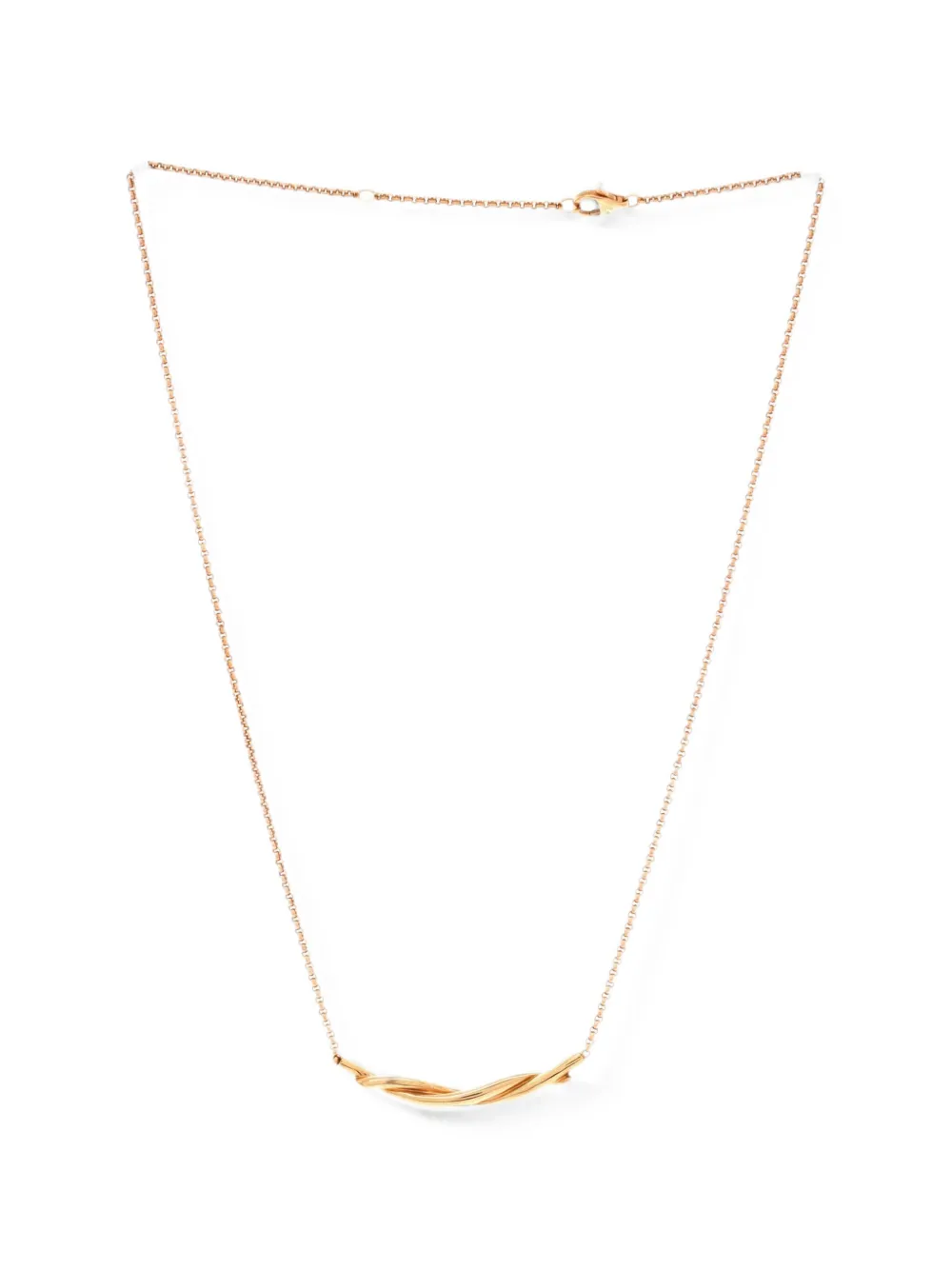 Cartier Entrelaces Pendant 18K Rose Gold necklace - Rosa