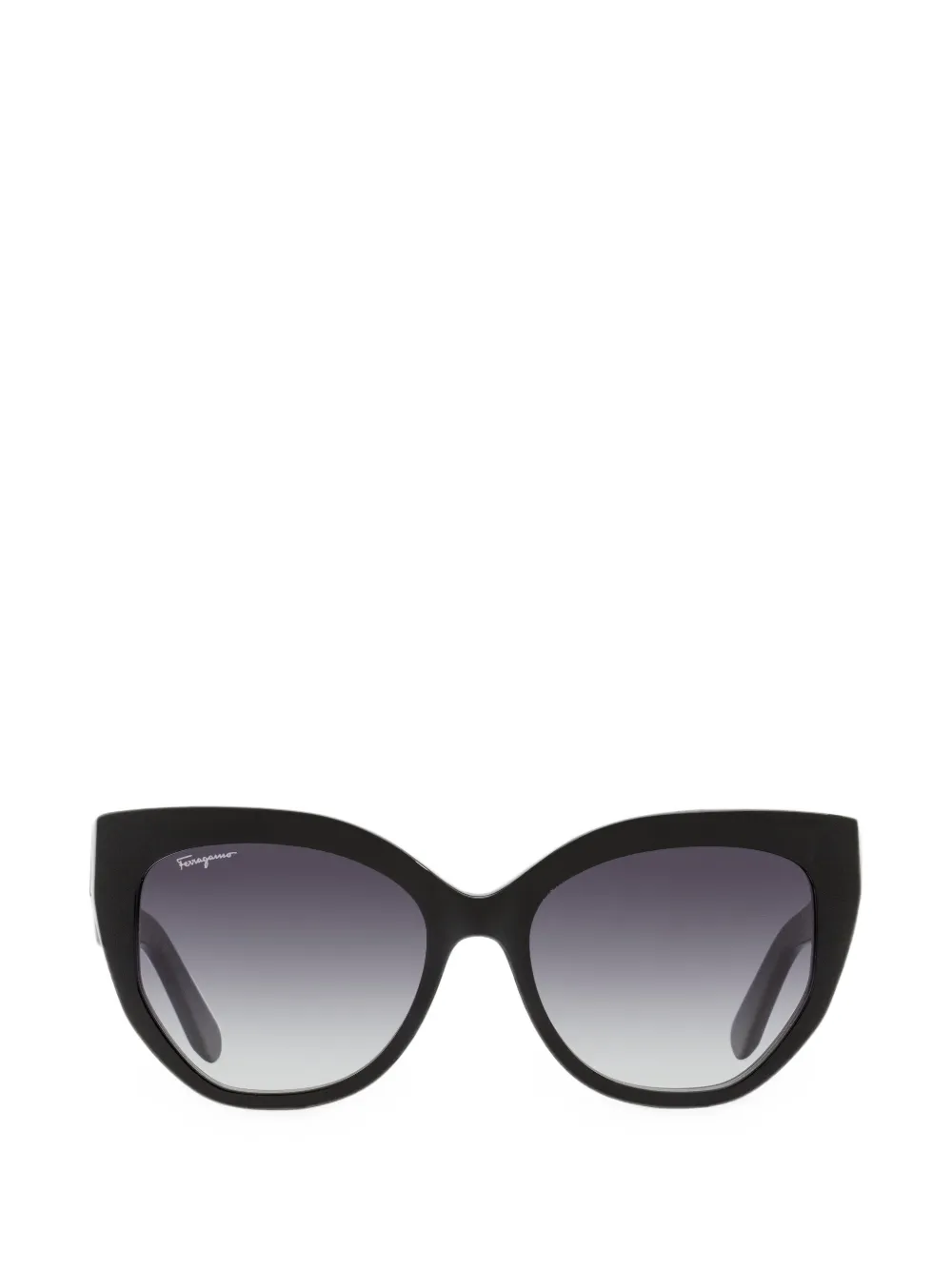 Ferragamo Eyewear Zonnebril met cat-eye montuur Zwart