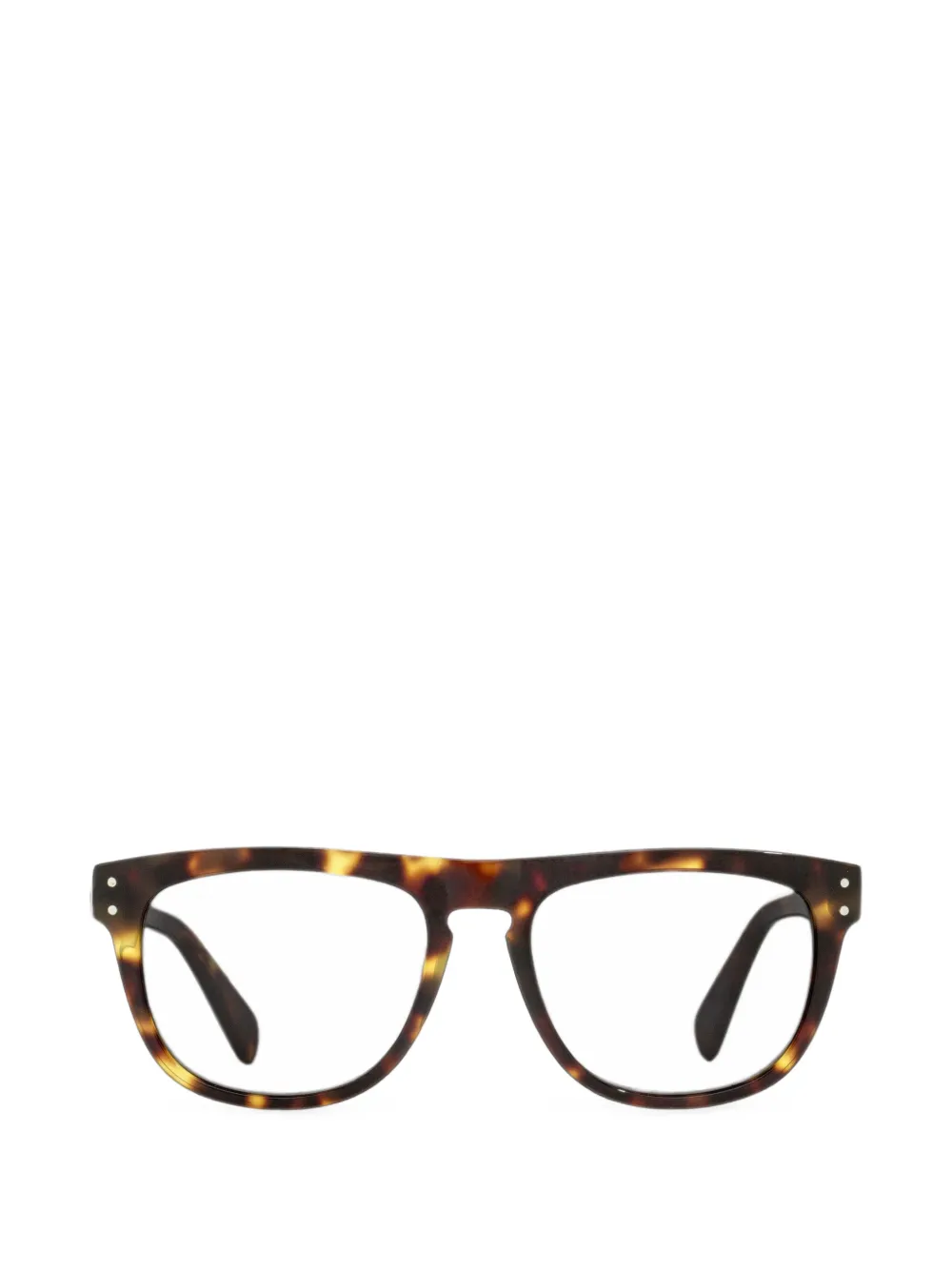 Ferragamo Eyewear Gancini bril met vierkant montuur Bruin