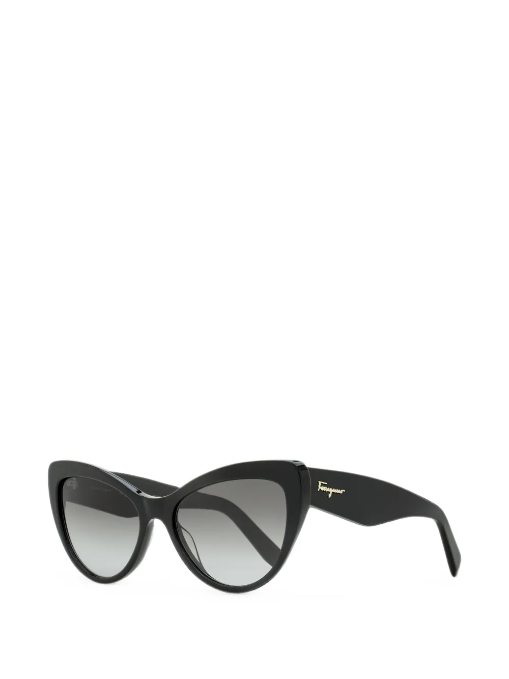 Ferragamo Eyewear Zonnebril met cat-eye montuur Zwart