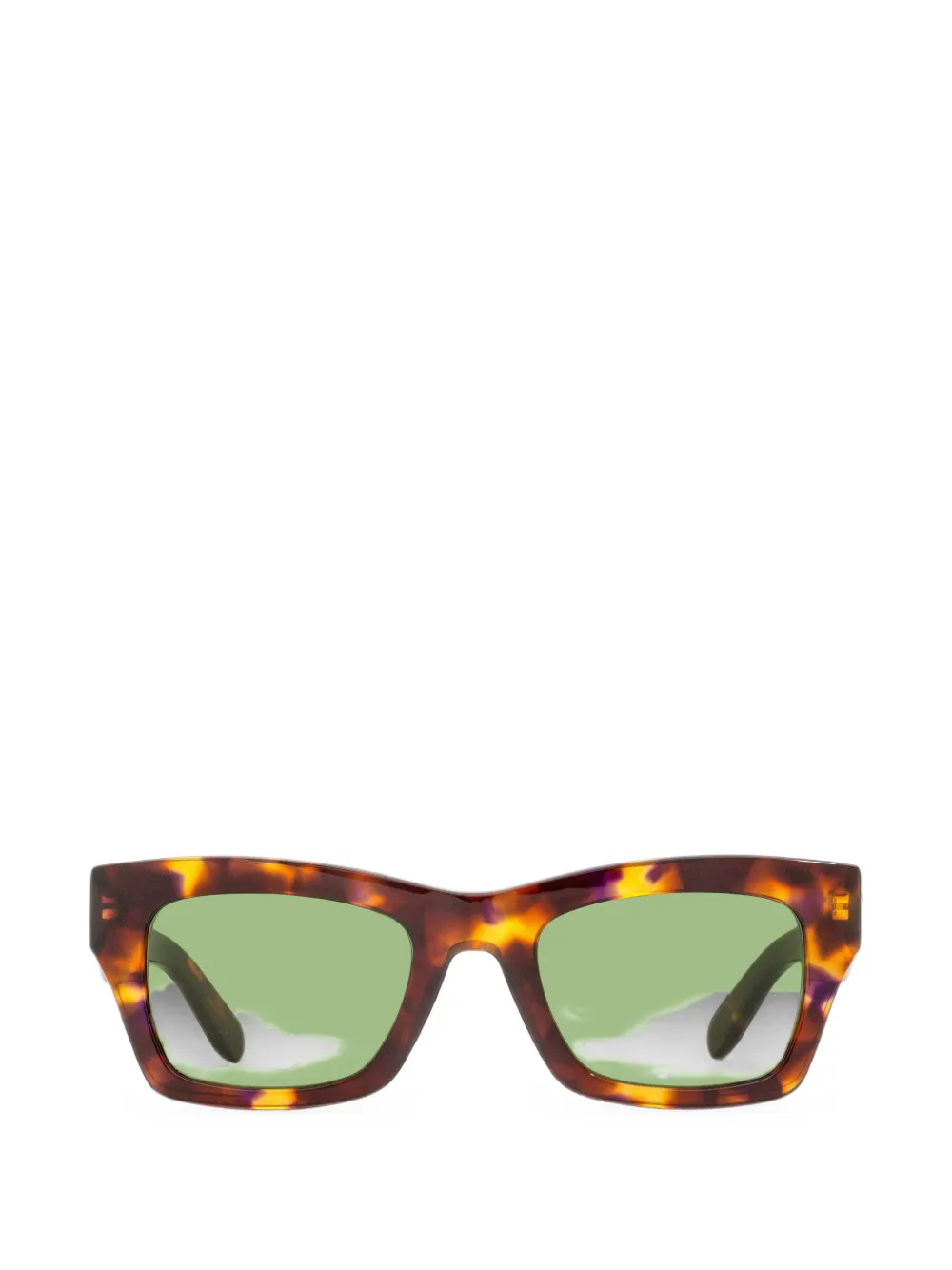 Ferragamo Eyewear tortoiseshell-effect square-frame sunglasses · One Size