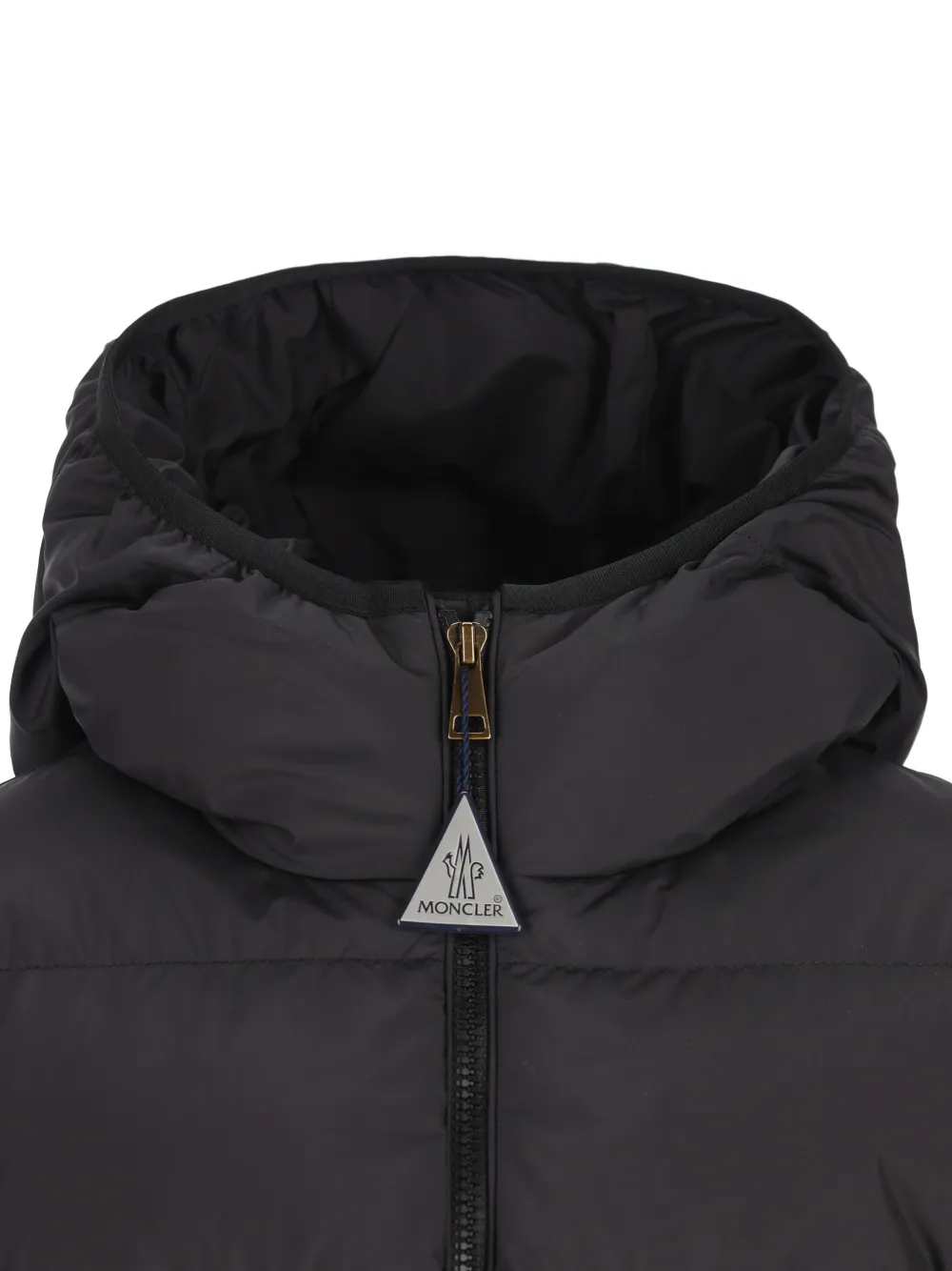 Moncler Enfant Gevoerd jack met capuchon Zwart
