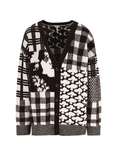 LOEWE x Cosima Von Bonin intarsia-knit cardigan