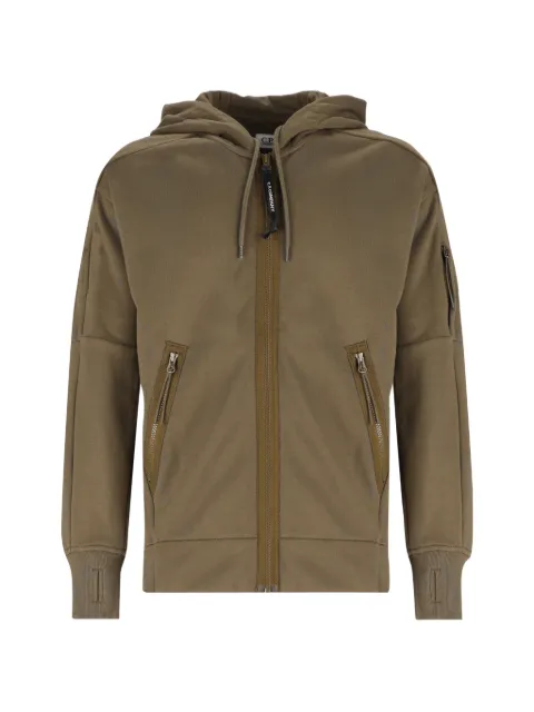 C.P. Company hoodie con cierre y detalle Lens