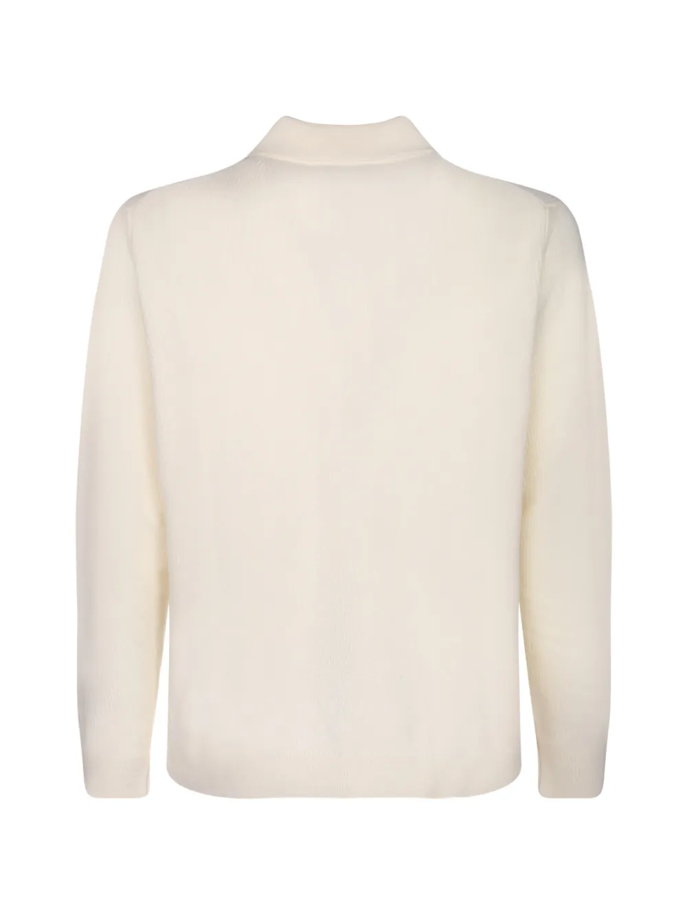Dell'oglio Ribgebreid poloshirt Beige