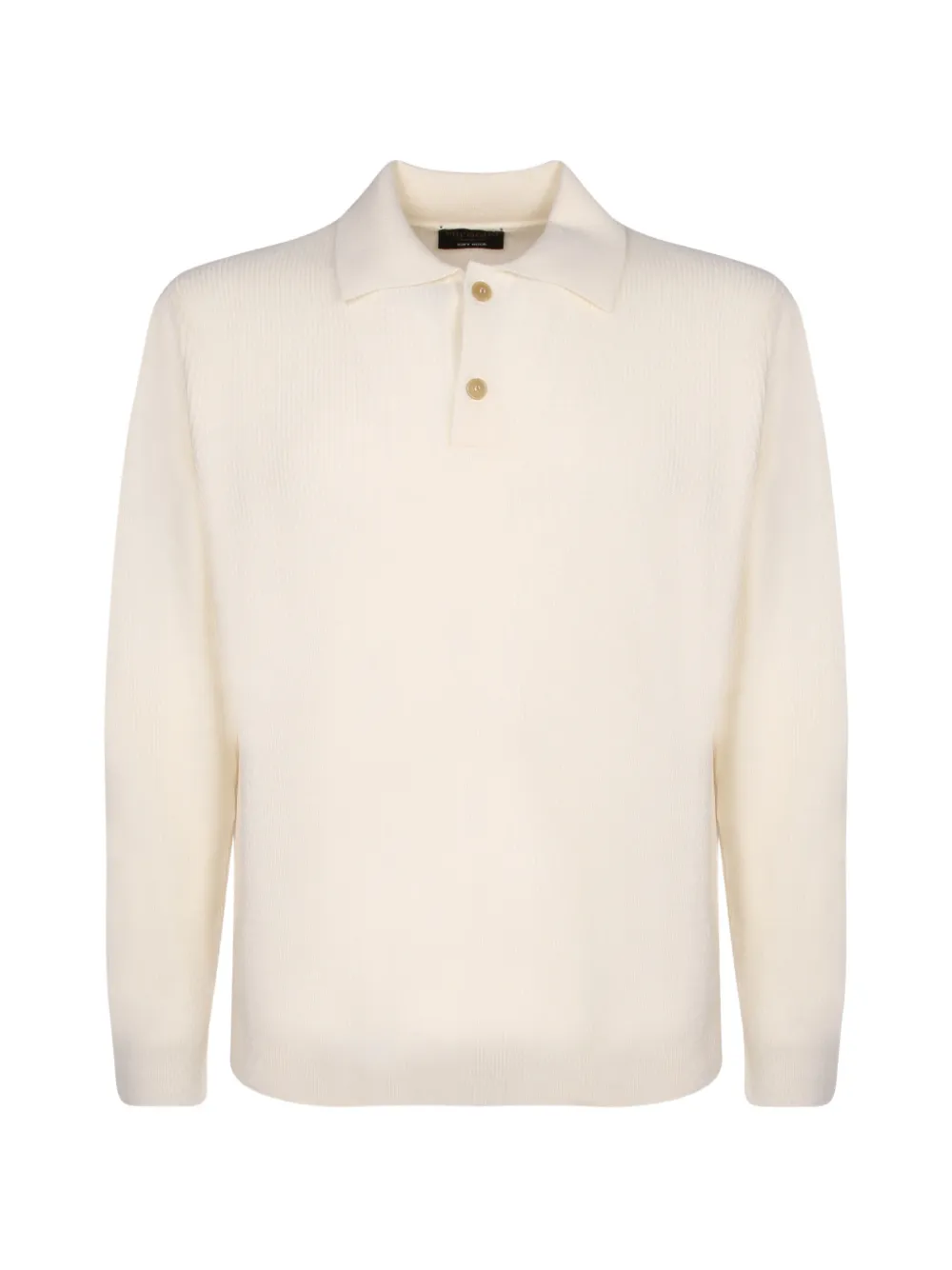 Dell'oglio ribbed-knit polo shirt