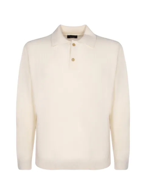 Dell'oglio ribbed-knit polo shirt