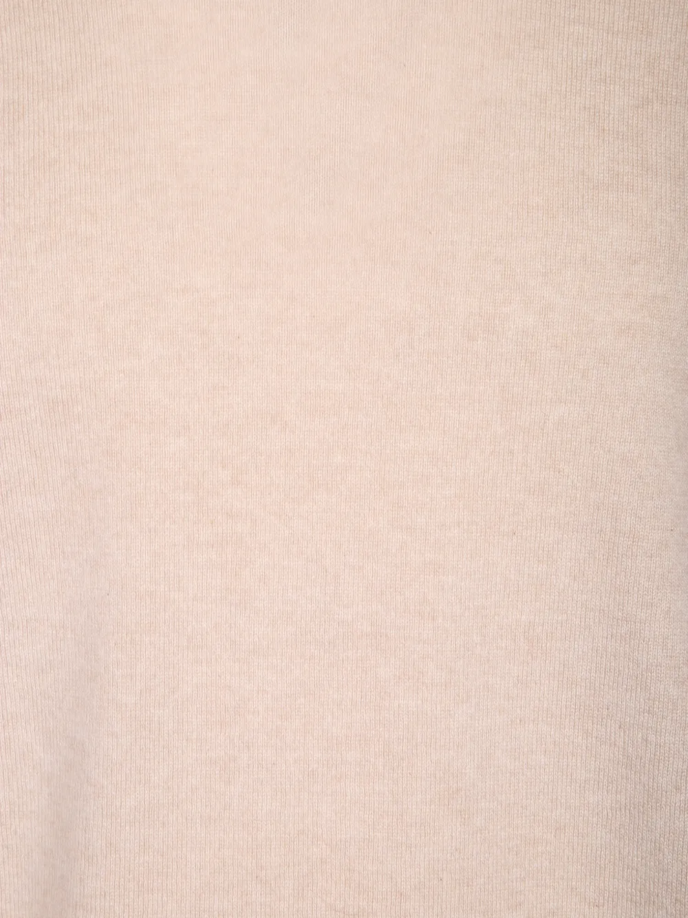 Dell'oglio Trui met ronde hals en geribbelde afwerking Beige