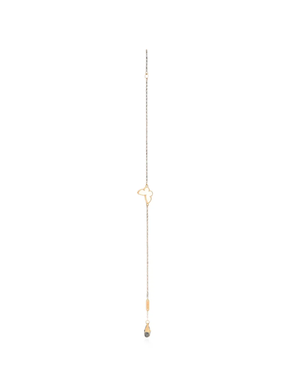 Van Cleef & Arpels Pre-Owned Sweet Alhambra Butterfly 18K Yellow Gold and Mother of Pearl bracelet - Oro