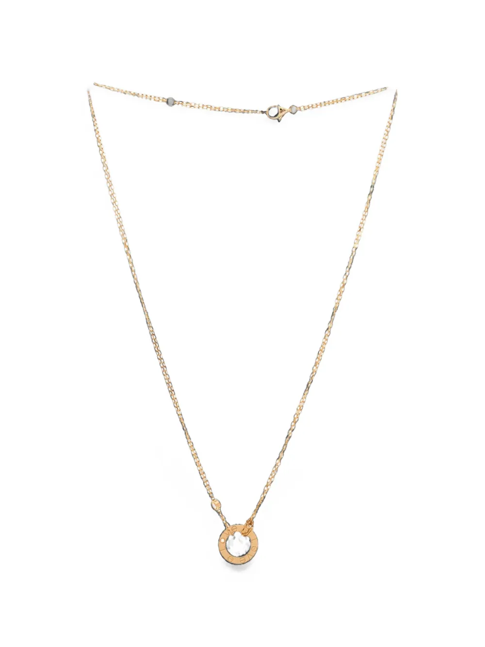 Cartier 2 Diamonds Love Pendant 18K Yellow Gold and Diamonds necklace - Oro