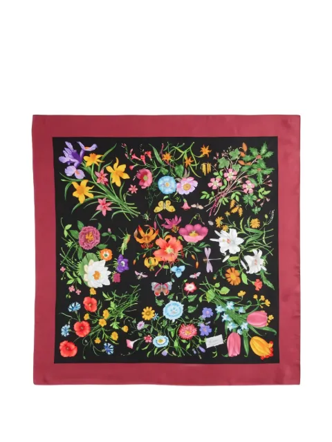 Gucci silk print scarf