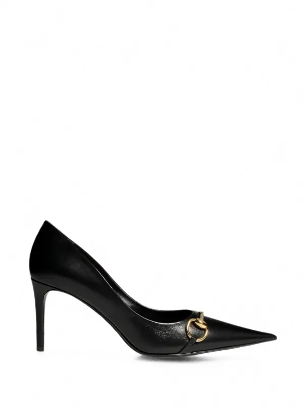 Gucci Donna Leather Pumps in Black