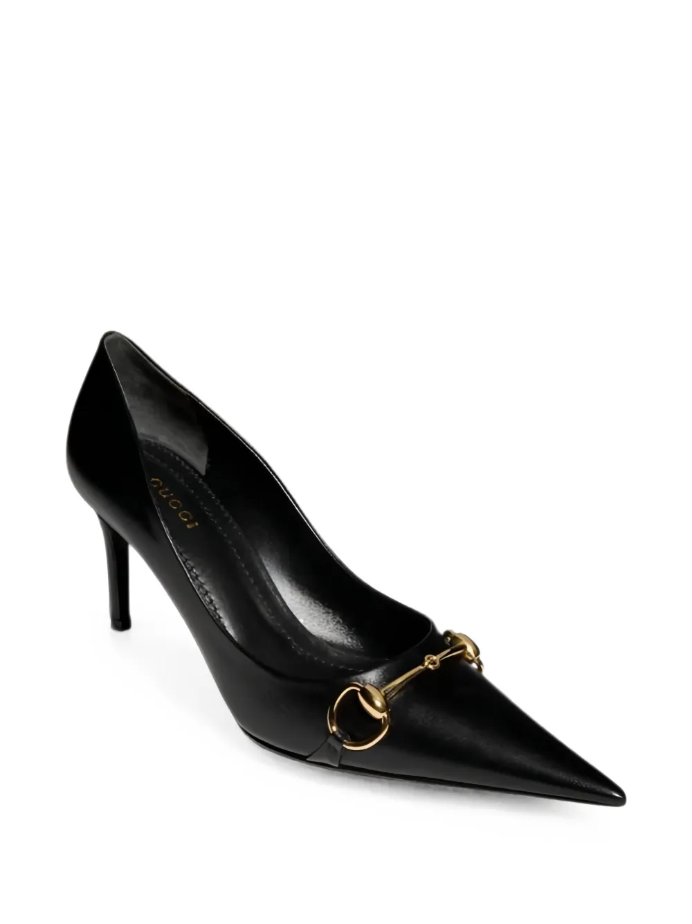 Gucci Donna leather pumps Zwart