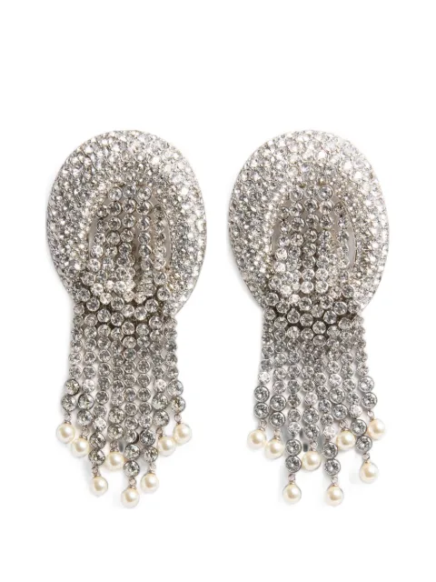 Valentino Garavani Kabarett crystal-embellished tassel earrings