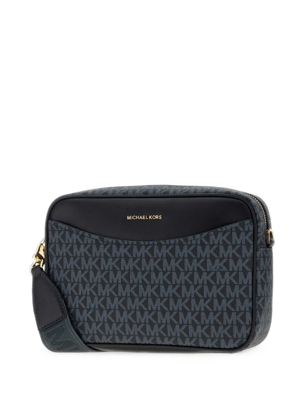 Michael Kors Crossbodytas met logo-monogram en vak Blauw