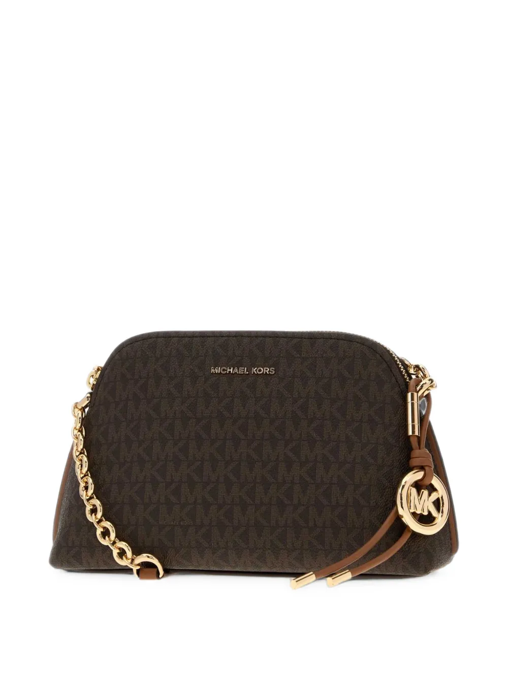 Michael Kors Schoudertas met logoprint Bruin