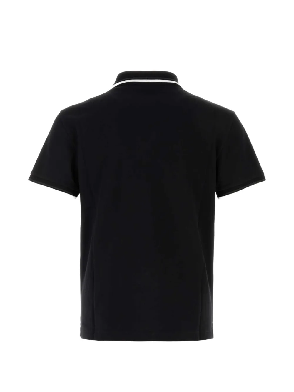 Gucci cotton piquet polo shirt with embroidery Zwart